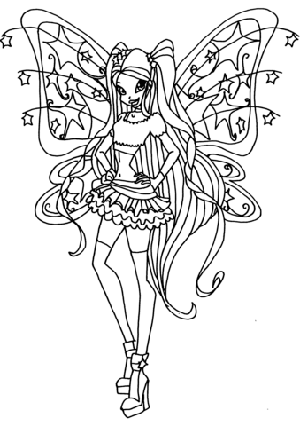 Believix Stella Coloring Page